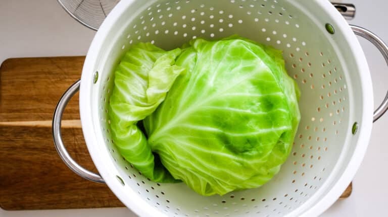 How to Prepare Cabbage Leaves for Stuffed Cabbage Rolls
