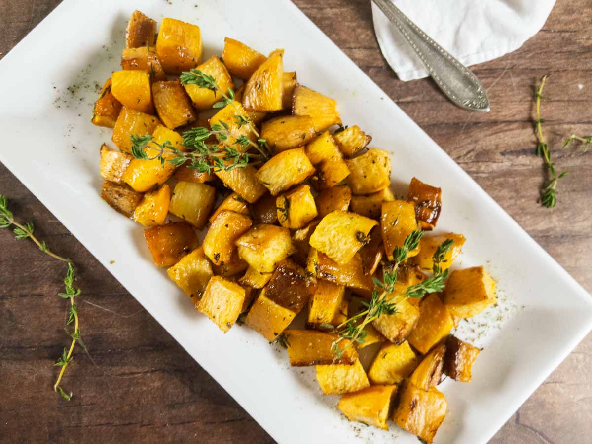 Honey Roasted Rutabaga