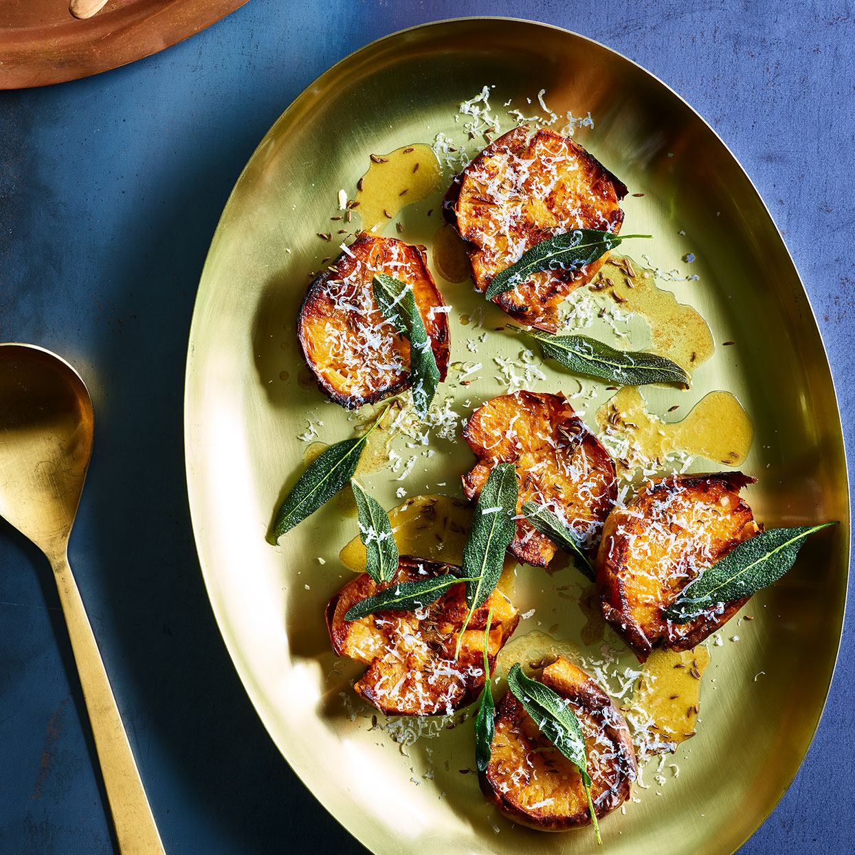 Roasted Rutabagas with Lemon-Brown Butter Sauce & Crispy Sage