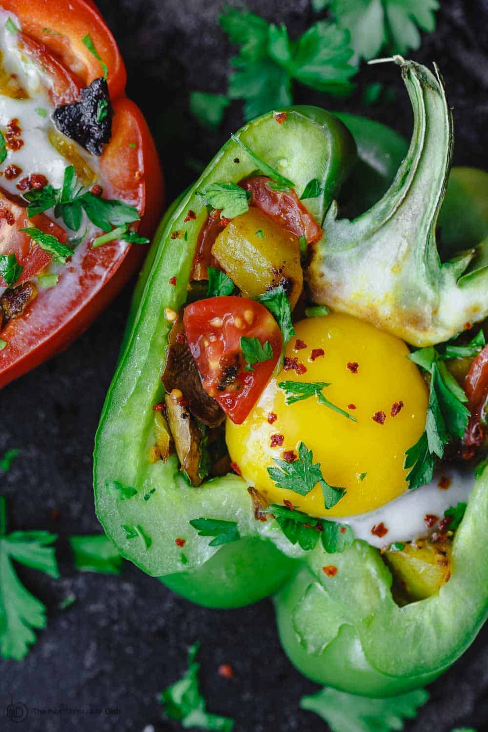 Easy Breakfast Stuffed Peppers