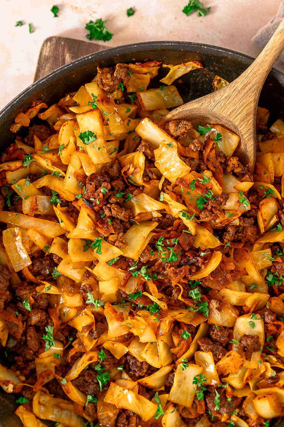 Ground Beef and Cabbage (20 Minutes!)