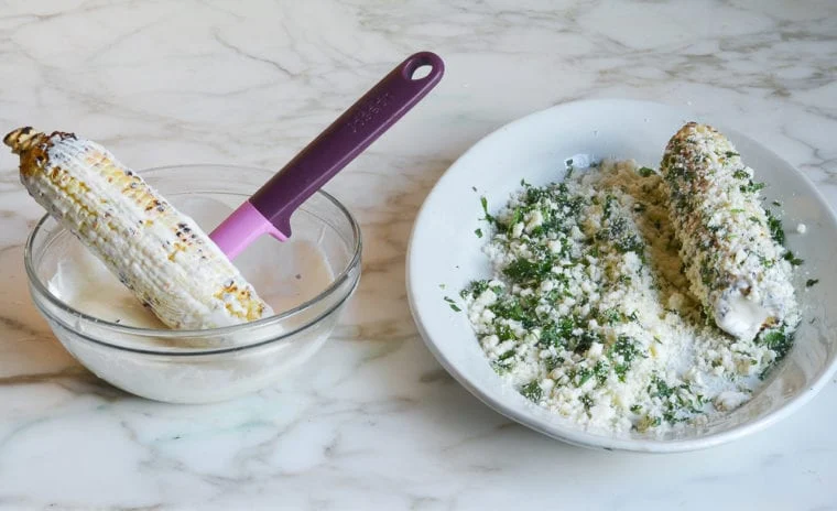 Grilled Mexican Street Corn (Elote)