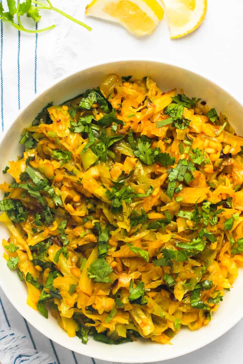 Cabbage Stir Fry | Patta Gobhi Ki Sabzi